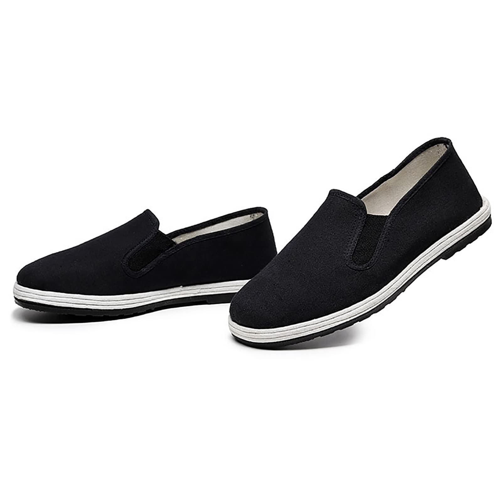 Scarpe da Lavoro da Chef, da Uomo, in Tessuto, Unisex, per Arti Marziali Tradizionali Cinesi, Casual, Sportive, con Suola in Gomma Antiscivolo, per Kung Fu Tai Chi, Scarpe in Tela