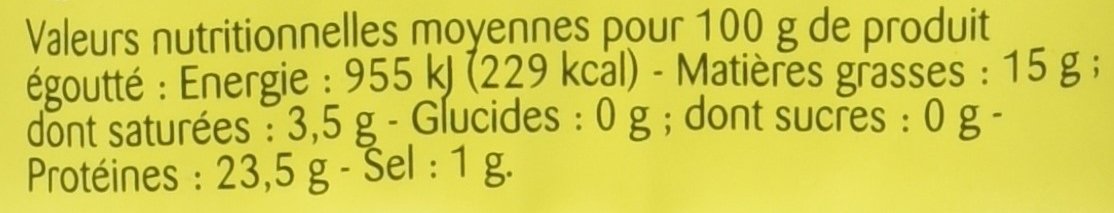 Parmentier Sardines à l'Huile d'Olive Vierge Extra 135 g - Lot de 8