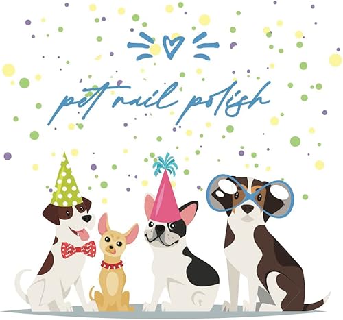 Miniatura 7 de Bolígrafo de esmalte de uñas para perro, color morado, secado rápido, no tóxico,