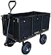 Rasentraktor Anhänger DMS Bollerwagen für Transport und Gartenarbeit
