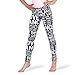 Alexandra Youth Love Dance Leggings Black/White Medium