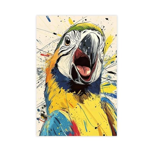 Poster coloré pièce artistique sur toile pour illuminer votre intérieur