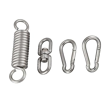 Generic 4pcs/ Set Hammock Hanging Kit Heavy Duty Hammock Hanger Hammock Hardware Hooks for Indoor or Outdoor