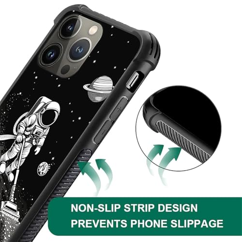 Coque iPhone 14 Pro astronaute en polycarbonate rigide antichoc - 6