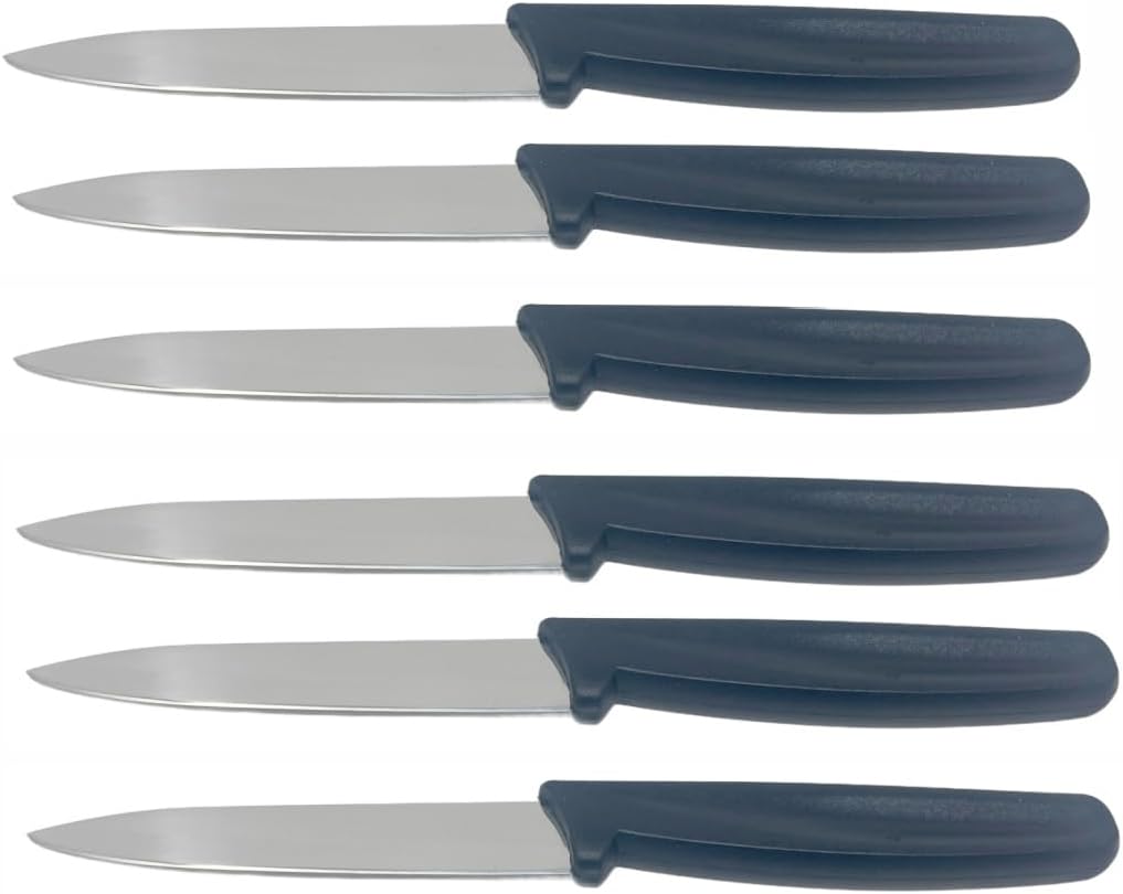 Paring Knives - 4 in. Blades - Choose 3 Pack or 6 Pack (6 Pack Paring Knives)