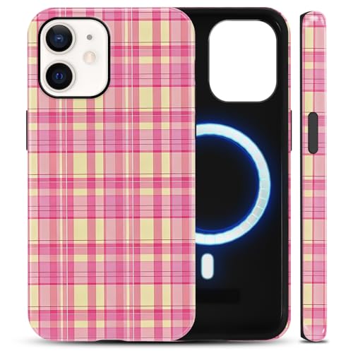 Coque Vichy rose iPhone 12 Pro idéale pour un style preppy