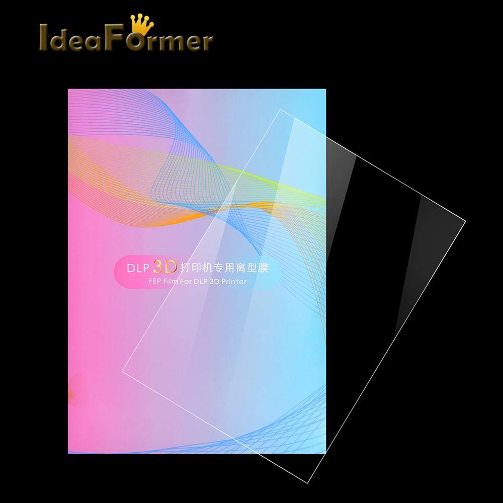 Lysee 3D Printer Parts & Accessories - 5/10 Sheets FEP Film for Duplicator D7 Photon SLA/LCD 3D Printer 0.15-0.2mm Thickness 140x200mm 3D Printer Filaments - (Size: 5 PCS)