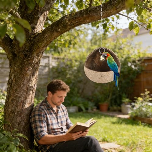 Grotte chaude pour oiseaux avec nid d'oiseaux isolant de balcon