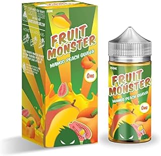 FRUIT MONSTER VAPE 电子烟烟 Monster Vape Labs 芒果桃番石榴 (MANGO PEACH GUAVA, 100ml)