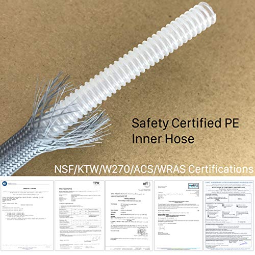 88624000 Kitchen Faucet Hose Replacement Part For Hansgrohe Pull Down Spray Hose 95507000 95506000, 59-Inch Length By Awelife #TOP2