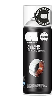 Klarlack Spray matt transparent & wasserfest - 400 ml - Acryl Lack Sprühlack Lackspray für Kunststoff, Metall, Holz, uvm.