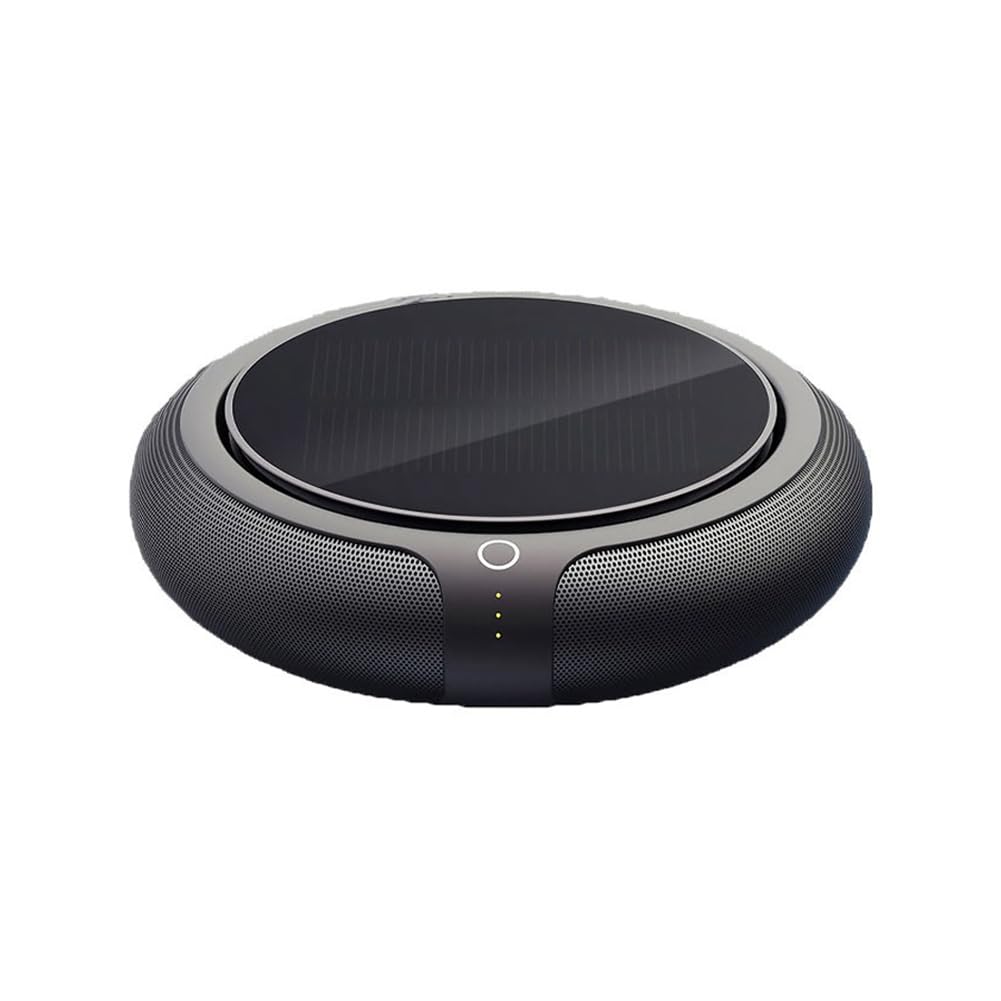 Purificador de Aire para AutomóVil Ionizador de Aire para AutomóVil Filtro HEPA Desodorante de Iones Negativos Solares Ambientador Generador de USB