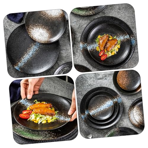 Plato de cerámica estilo japonés de 8 pulgadas miniatura 4