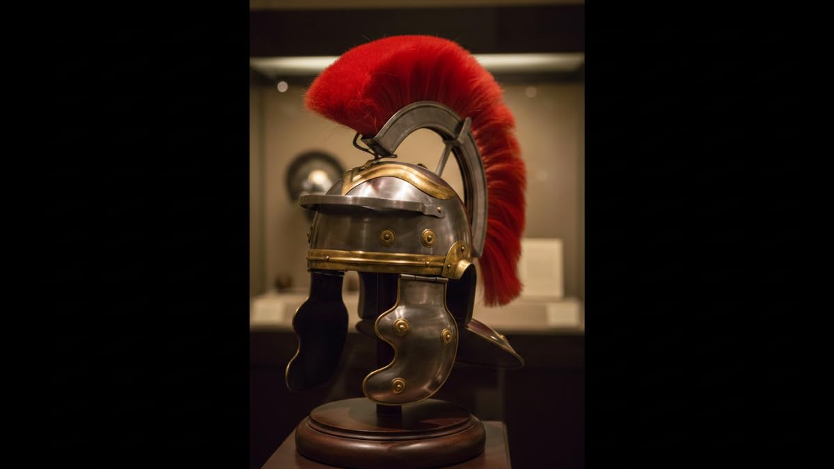 Thor Instruments.Co Elmo da centurione dell'Impero romano, in acciaio cromato, 18 g