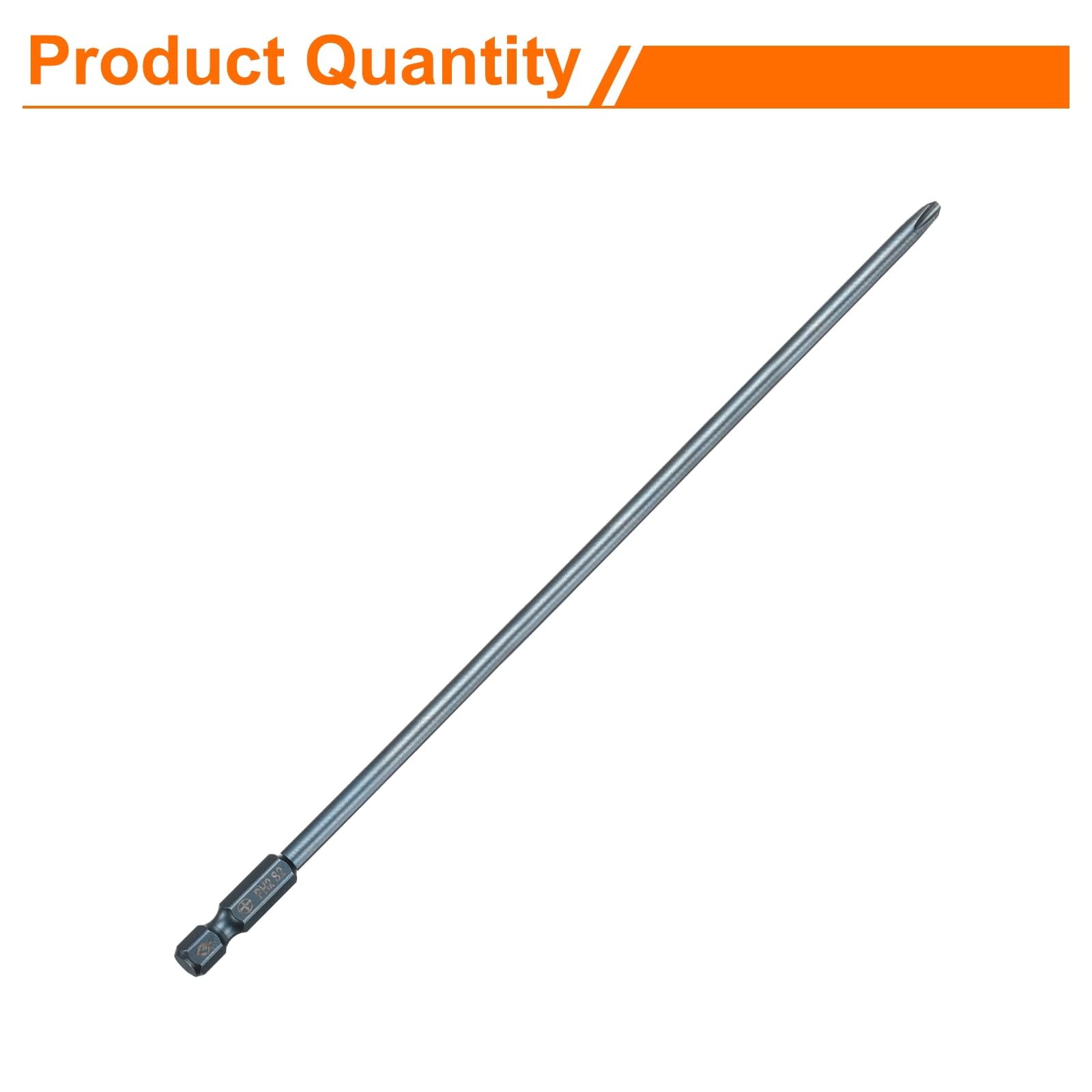 HARFINGTON PH2 Magnetic Screwdriver Bit - 8" Long -3
