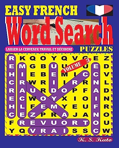 EASY FRENCH Word Search Puzzles. Vol. 3 (French Edition)