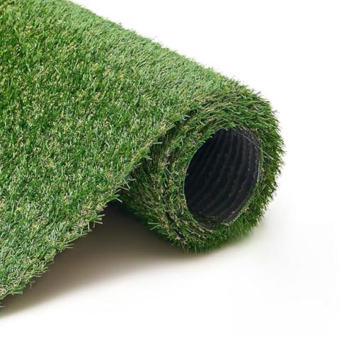 TAPISO Canyoo Césped Artificial Altura De 20mm Hierba Sintética Jardín Terraza Balcón Piscina Alfombra Exterior Color Verde Resistente Césped por Metros Césped A Metros 300 x 150 cm