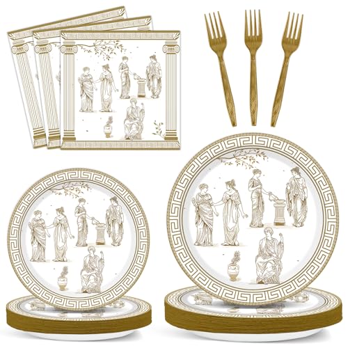 96Pcs Greek Mythology Party Supplies Ancient Greece Inspired Greek Mythology