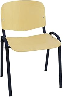 Silla Express Silla Confidente, Acero, Haya Natural, 55x53x79 cm