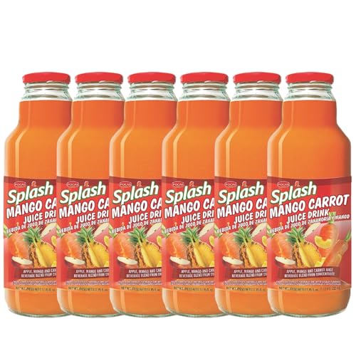 SPLASH Mango Carrot Juice Drink 532ml, 6 Pack