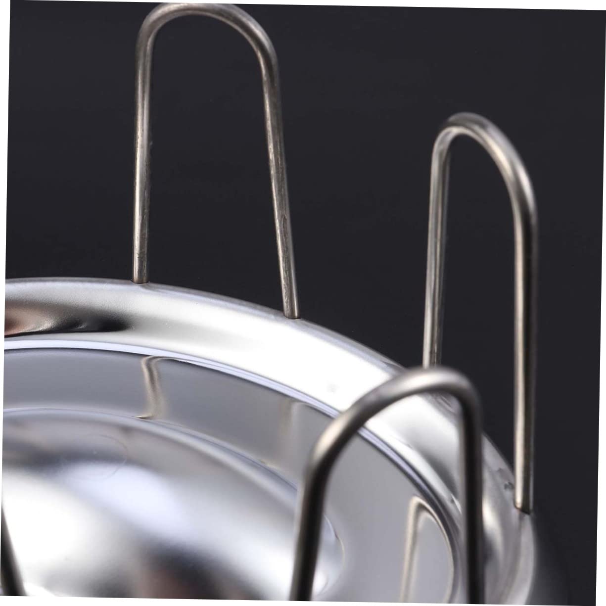 Ciotola per Cibo per Tartarughe in Acciaio Inox Mangiatoia per Rettili Ciotola per Tartarughe Forma Rotonda Accessori per Animali Domestici