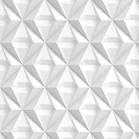 Papel de Parede Adesivo Autocolante Vinílico Efeito 3D Triangulo Decoração Quarto Sala Escritório 3 Metros
