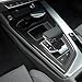 NVCNX Real Carbon Fiber Compatible with Audi B9 A4 S4 A5 S5 2020-2025 / RS5 2021-2025 2022 2023 2024 Car Center Console Gear Shift Panel Cover Sticker Decal Interior Trim Accessories 1PC