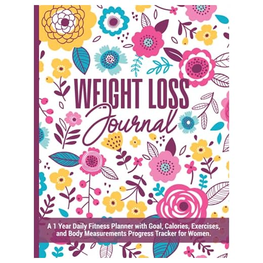 Weight Loss Journal | a 1 Year Daily Fitness Planner with Goal, Calories, Exercises, and Body Measurements Progress Tracker for Women: Makes a Great Record Book Gift for Weight Loss and Diet Plans.