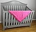 Dear Baby Gear Baby Blankets, Antlers on Pink, Pink Minky