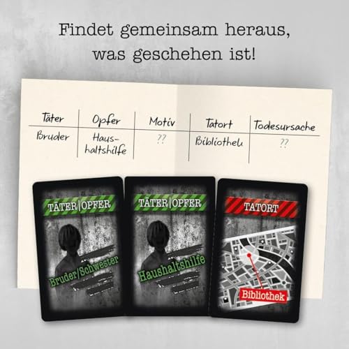 Stadtkrimis Exit Escape Stadtführung KOSMOS 695224 Veit Etzold - Crime Stories, Das kreative Thriller-Spiel, Krimi Kartenspiel, spannende Rätsel ab 16 Jahre