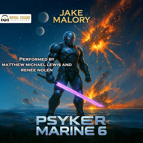 Page de couverture de Psyker Marine 6: A Science Fiction LitRPG