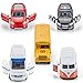 KIDAMI Die-cast Metal Toy Cars Set of 5, Openable Doors, Pull Back Car, Stocking Stuffers, Gift Pack for Kids Grandkids (Official Car)