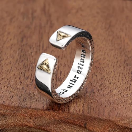 Bague croix gothique unique, le cadeau idéal pour homme biker - 2