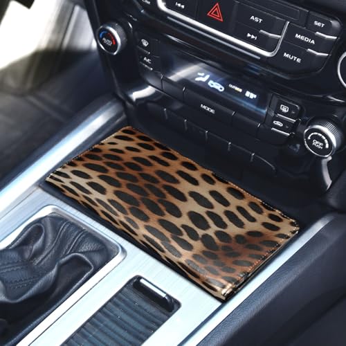 Organizador para auto piel delgada miniatura 5