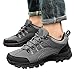 Men's Hiking Shoes Waterproof Warm Outdoor Boots Non-Slip Wear-Resistant Men's Fashion Hiking Boots (Color : Gray, Size : 8.5)