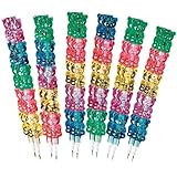 Fun Express Stackable Plastic Bear Pencils (12 Count)