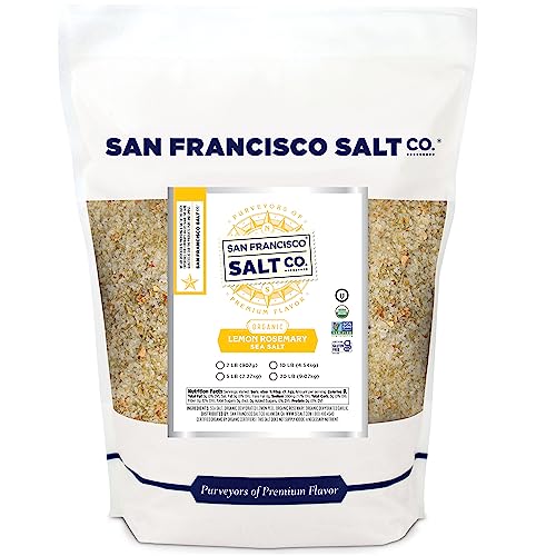 Organic Lemon Rosemary Sea Salt 2 Lbs. By San Francisco Salt Company #TOP15