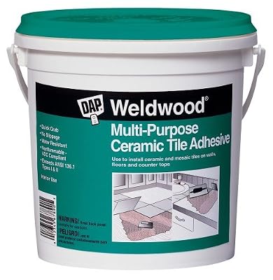 Dap 25190 Weldwood Multi-Purpose Ceramic Tile Adhesive, 1-Quart by DAP