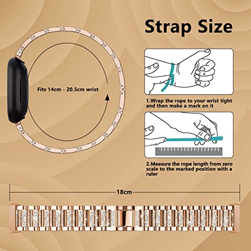 Niboow Bracelet Compatible with Fitbit Sense,Fitbit Versa 3 - Image 4