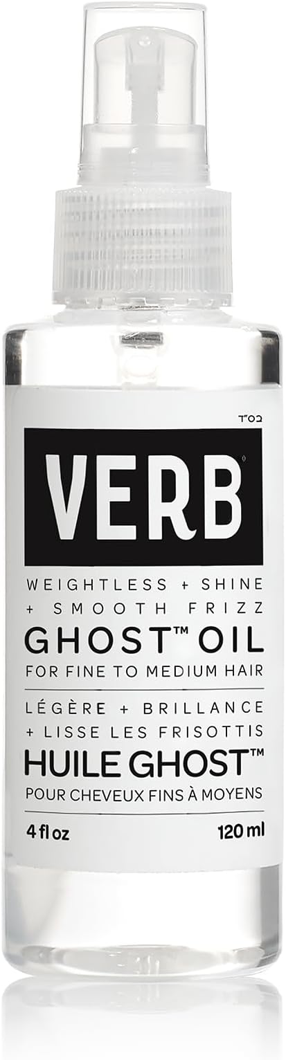 Ghost Oil - Weightless Hair Oil for Fine to Medium Hair - Smooths Frizz, Adds Shine - No Parabens, Gluten or Harmful Sulfates