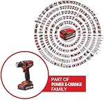 Einhell 4513928 Cordless Drill TC-CD 18/35 Li-KIT Power X-Change (Li-ion, 18V, 550 Min-1, Speed Electronics, Ergonomic Design, Includes 2.0Ah PXC Battery and Charger)