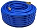 Produktbild HELO 15 m Gewebe Druckluftschlauch 3-schichtig aus PVC mit Schnell-Kupplung (1/2 Zoll Anschluss), Gewebeschlauch KompressorschlauchØ Innen: 13 mm, Ø Außen: 19 mm, Arbeitsdruck: 20 bar