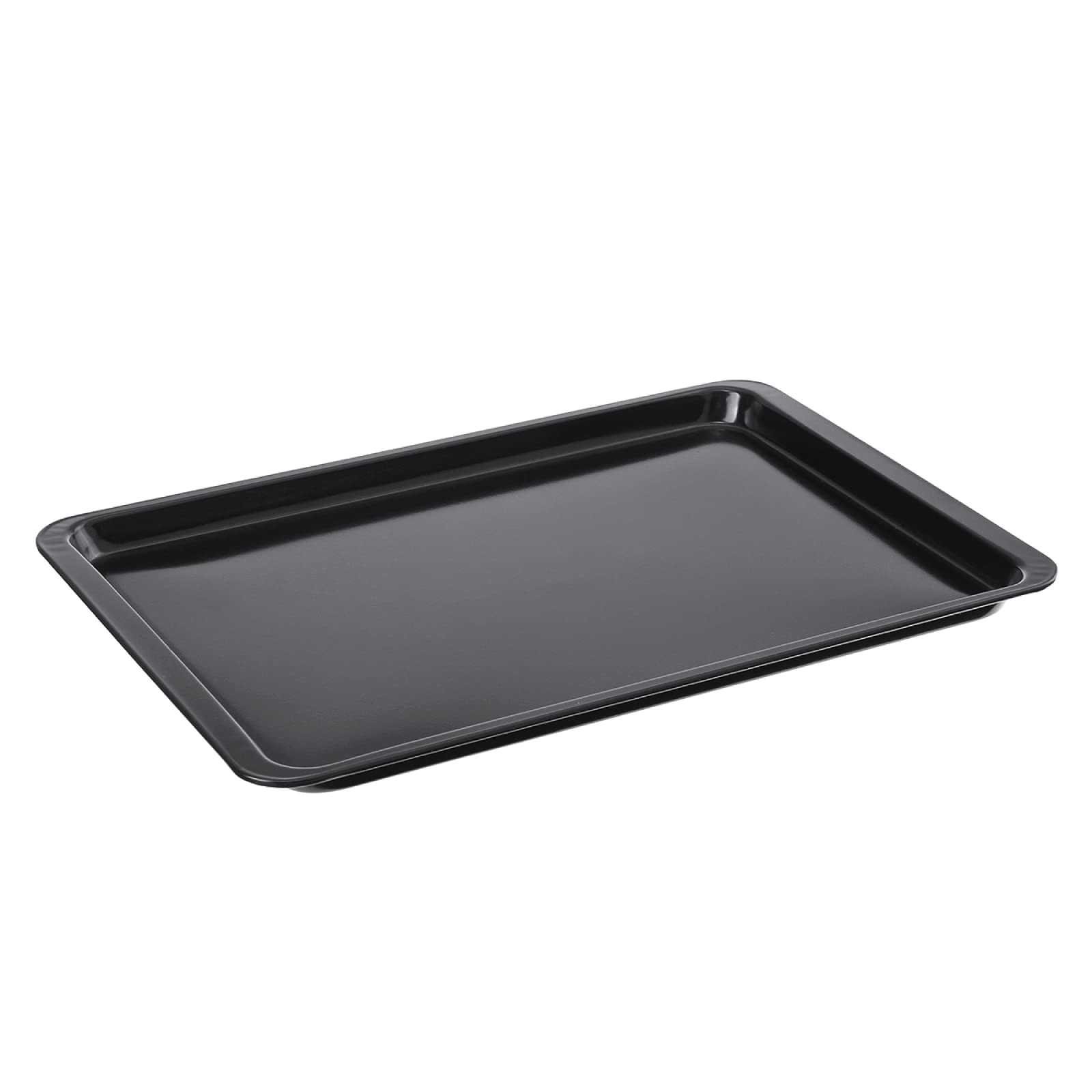 Bandeja para hornear de metal rectangular de acero al carbono antiadherente bandeja para hornear pan bandeja para hornear horno negro bandeja para hornear DIY sartenes para hornear 14 pulgadas