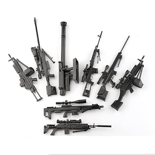 1/6�e���f��SVD/MK14/DSR1/PSG1/MK46/FIM43�~�j�v���X�`�b�N�ςݖ؏��^��������DIY�p�Y���v�����f���A12�C���`�A�N�V�����L�����N�^�[�W���p(8pcs)