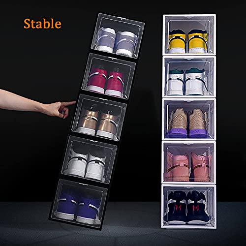Boîte à chaussures pliable pour dressing ordonné et protection des baskets de marque - 7