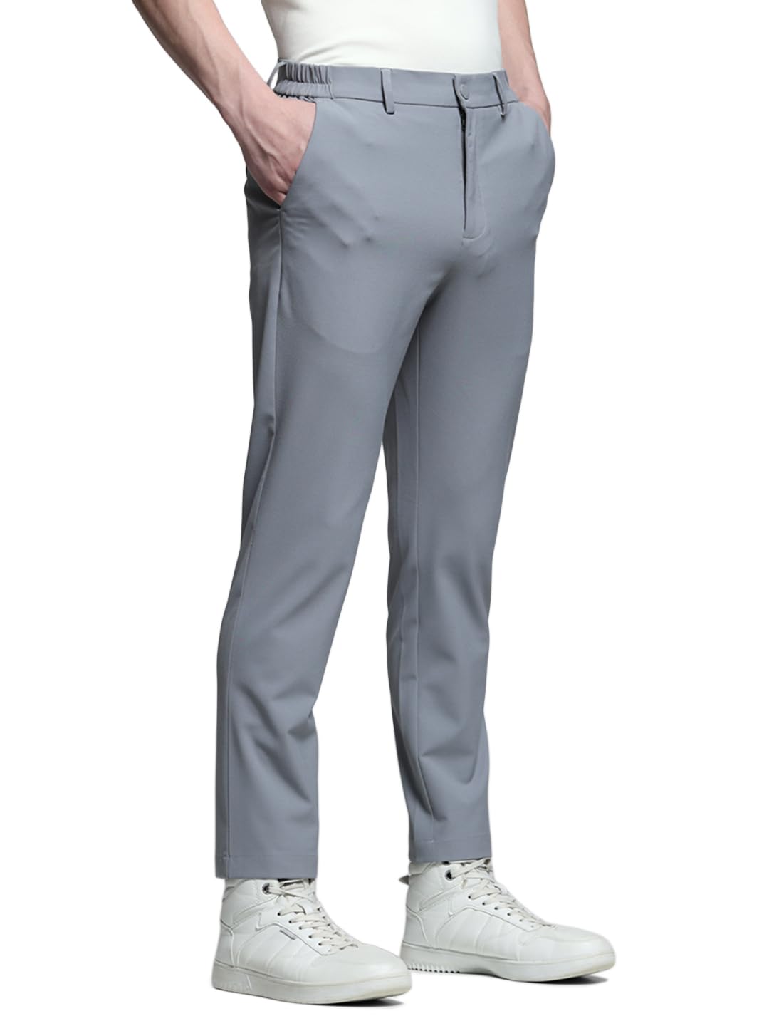 jack & jones Men's Mid Rise Slim Pants-picture-37