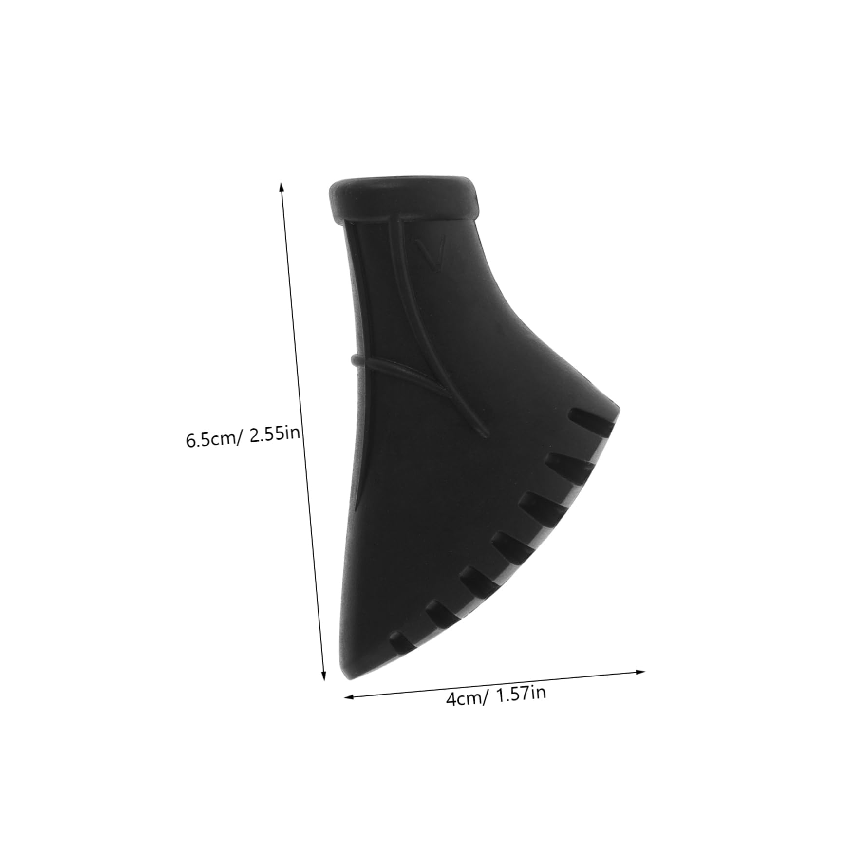 Trekking Pole Tips Protector Rubber End Caps for Hiking Sticks Durable Shock Absorbing Accessories for Enhanced Stability Outdoor Activities