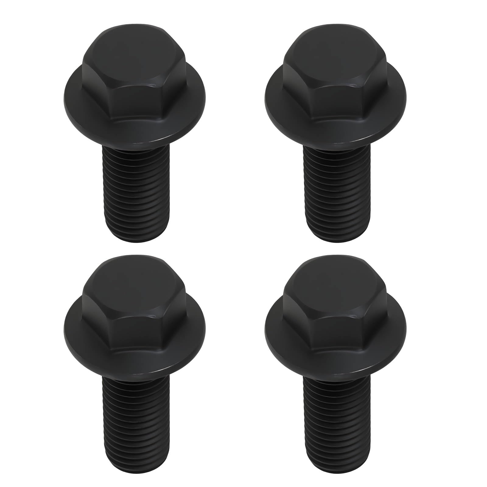 Ecsing Black 4X Mower Blade Bolts Replace Oem 90105-960-003 M10 X 1.25 X 25 Mm Compatible With Honda Lawn Mowers
