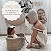 BEBE BASK Premium Baby Doll Bassinet - Handcrafted & Award-Winning Seagrass Moses Basket - Doll Carrier with Luxe Mattress