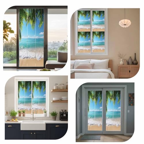Película de privacidad para ventana, frosted, 29.5x78.7 pulgadas miniatura 7
